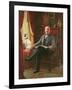 Portrait of M. Le Comte De C. with His Dog-Agnolo Bronzino-Framed Giclee Print