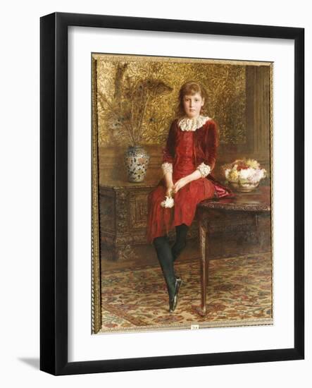 Portrait of Mabel-Edward John Gregory-Framed Giclee Print