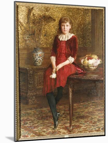 Portrait of Mabel-Edward John Gregory-Mounted Giclee Print