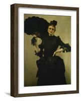 Portrait of Madam Closmenil-Charles Giron-Framed Giclee Print