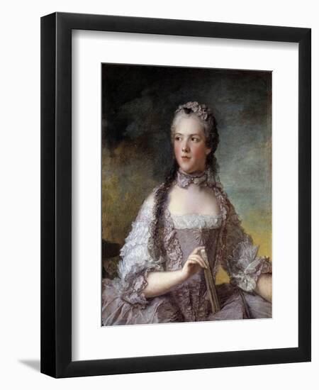 Portrait of Madame Adelaide De France by Jean-Marc Nattier-null-Framed Giclee Print