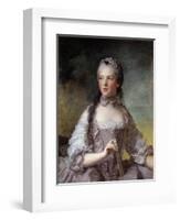 Portrait of Madame Adelaide De France by Jean-Marc Nattier-null-Framed Giclee Print