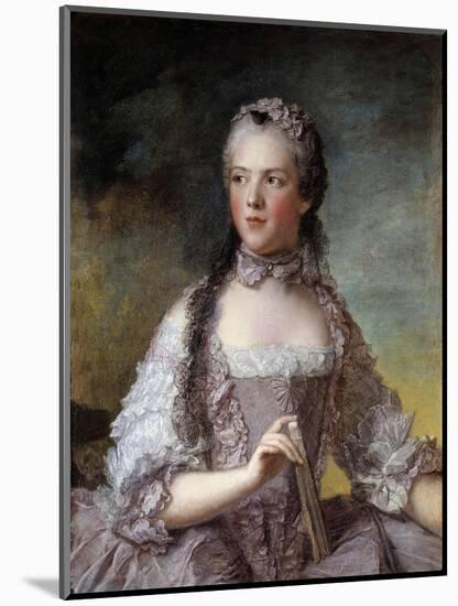 Portrait of Madame Adelaide De France by Jean-Marc Nattier-null-Mounted Giclee Print