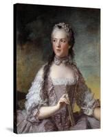 Portrait of Madame Adelaide De France by Jean-Marc Nattier-null-Stretched Canvas