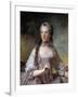 Portrait of Madame Adelaide De France by Jean-Marc Nattier-null-Framed Giclee Print