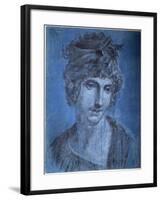 Portrait of Madame Aubry, Olympia of Gouges-null-Framed Giclee Print