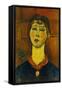 Portrait of Madame Blanche Dorivale-Amadeo Modigliani-Framed Stretched Canvas