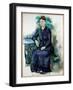 Portrait of Madame Cezanne in a Garden Painting by Paul Cezanne (1839-1906) 19Th Century Sun. 0,63X-Paul Cezanne-Framed Giclee Print