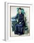 Portrait of Madame Cezanne in a Garden Painting by Paul Cezanne (1839-1906) 19Th Century Sun. 0,63X-Paul Cezanne-Framed Giclee Print