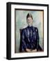 Portrait of Madame Cezanne Painting by Paul Cezanne (1839-1906) 19Th Century Sun. 0,65X0,81 M Paris-Paul Cezanne-Framed Giclee Print