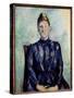 Portrait of Madame Cezanne Painting by Paul Cezanne (1839-1906) 19Th Century Sun. 0,65X0,81 M Paris-Paul Cezanne-Stretched Canvas