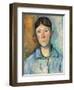 Portrait of Madame Cézanne-Paul Cézanne-Framed Giclee Print