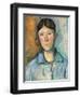 Portrait of Madame Cézanne-Paul Cézanne-Framed Giclee Print