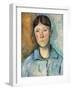 Portrait of Madame Cézanne-Paul Cézanne-Framed Giclee Print