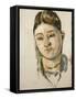 Portrait of Madame Cezanne-Paul Cézanne-Framed Stretched Canvas