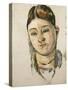 Portrait of Madame Cezanne-Paul Cézanne-Stretched Canvas