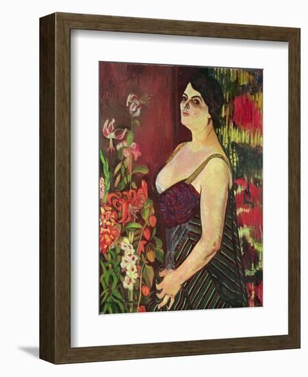 Portrait of Madame Coquiot, 1918-Suzanne Valadon-Framed Giclee Print