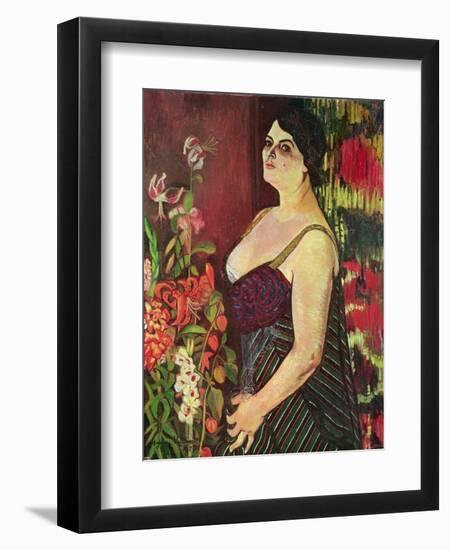 Portrait of Madame Coquiot, 1918-Suzanne Valadon-Framed Giclee Print