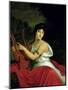 Portrait of Madame de La Pleigne-Francois Gerard-Mounted Giclee Print