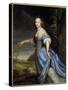 Portrait of Madame De La Sabliere-Pierre Mignard-Stretched Canvas