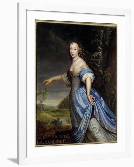 Portrait of Madame De La Sabliere-Pierre Mignard-Framed Giclee Print