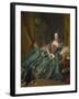 Portrait of Madame De Pompadour, 1756-Francois Boucher-Framed Giclee Print