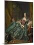 Portrait of Madame De Pompadour, 1756-Francois Boucher-Mounted Giclee Print