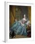 Portrait of Madame De Pompadour by Francois Boucher-null-Framed Giclee Print