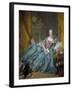 Portrait of Madame De Pompadour by Francois Boucher-null-Framed Giclee Print