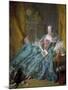 Portrait of Madame De Pompadour by Francois Boucher-null-Mounted Giclee Print