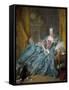 Portrait of Madame De Pompadour by Francois Boucher-null-Framed Stretched Canvas