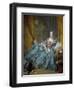 Portrait of Madame De Pompadour by Francois Boucher-null-Framed Giclee Print