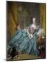 Portrait of Madame De Pompadour by Francois Boucher-null-Mounted Giclee Print