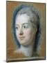 Portrait of Madame de Pompadour-Maurice Quentin de La Tour-Mounted Giclee Print