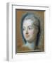 Portrait of Madame de Pompadour-Maurice Quentin de La Tour-Framed Giclee Print