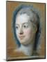 Portrait of Madame de Pompadour-Maurice Quentin de La Tour-Mounted Giclee Print