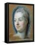 Portrait of Madame de Pompadour-Maurice Quentin de La Tour-Framed Stretched Canvas