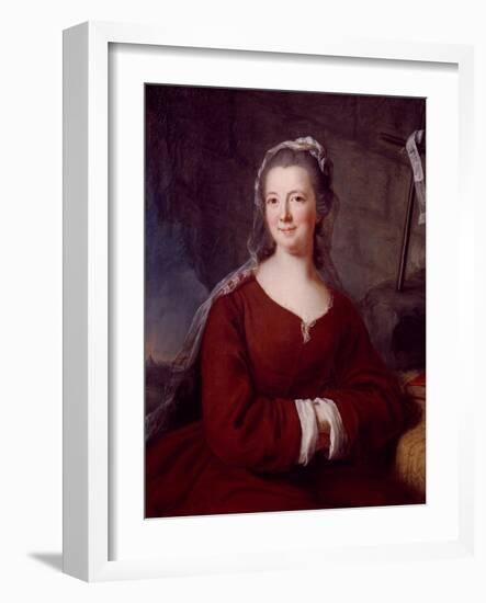 Portrait of Madame De Tencin-Antoine Coypel-Framed Giclee Print