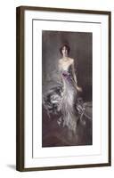 Portrait of Madame Doyen-Giovanni Boldini-Framed Premium Giclee Print