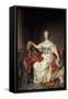 Portrait of Madame Du Barry by Francois-Hubert Drouais-null-Framed Stretched Canvas