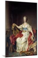 Portrait of Madame Du Barry by Francois-Hubert Drouais-null-Mounted Giclee Print