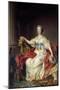 Portrait of Madame Du Barry by Francois-Hubert Drouais-null-Mounted Giclee Print