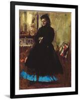 Portrait of Madame Ducros, 1858-Edgar Degas-Framed Giclee Print