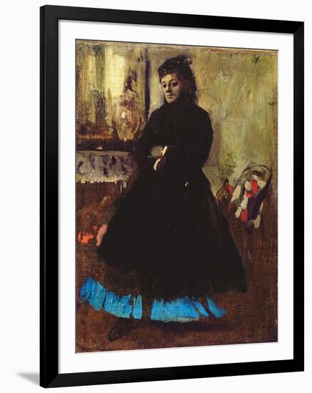 Portrait of Madame Ducros, 1858-Edgar Degas-Framed Giclee Print