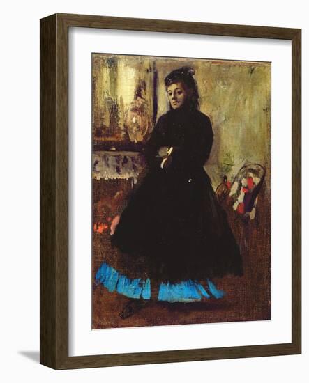 Portrait of Madame Ducros, 1858-Edgar Degas-Framed Giclee Print