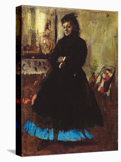 Portrait of Madame Ducros, 1858-Edgar Degas-Stretched Canvas