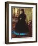 Portrait of Madame Ducros, 1858-Edgar Degas-Framed Premium Giclee Print