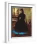 Portrait of Madame Ducros, 1858-Edgar Degas-Framed Premium Giclee Print