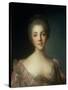 Portrait of Madame Dupin (1706-95)-Jean-Marc Nattier-Stretched Canvas