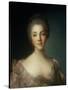 Portrait of Madame Dupin (1706-95)-Jean-Marc Nattier-Stretched Canvas